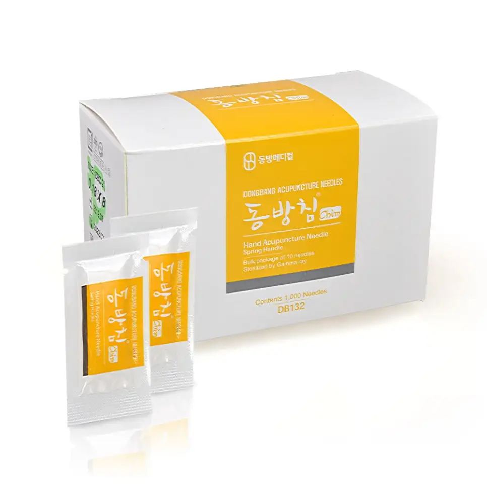 Традиционная Высококачественная Корея Лучшая цена ручка из нержавеющей стали Sujichim иглы пакет (1000 шт./коробка)