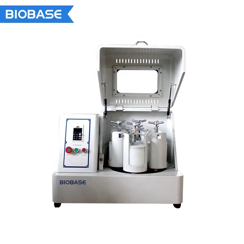 
BIOBASE шаровая мельница 3D кривой специальный механизм низкий уровень шума квадратная модель Вертикальная Планетарная шаровая мельница BKBM-V2S малая лабораторная мельница 