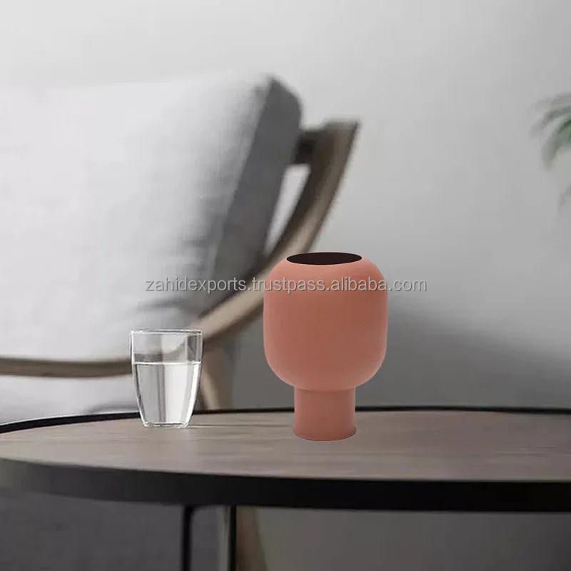 Home Decor Coastal metal vase Nautical Tropical Desert metal vase Mountain Forest metal vase