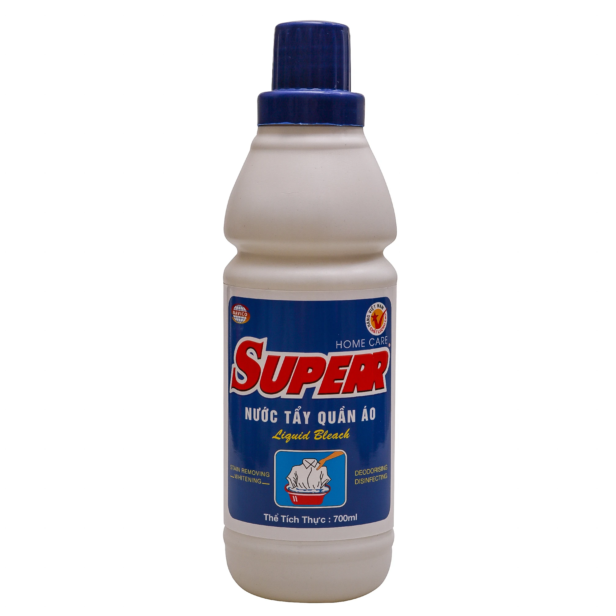 Отбеливатель жидкий Javel Superr 1 2L-Универсальный отбеливающий раствор для домашнего хозяйства-эффективно убивает бактерии-готов к экспорту