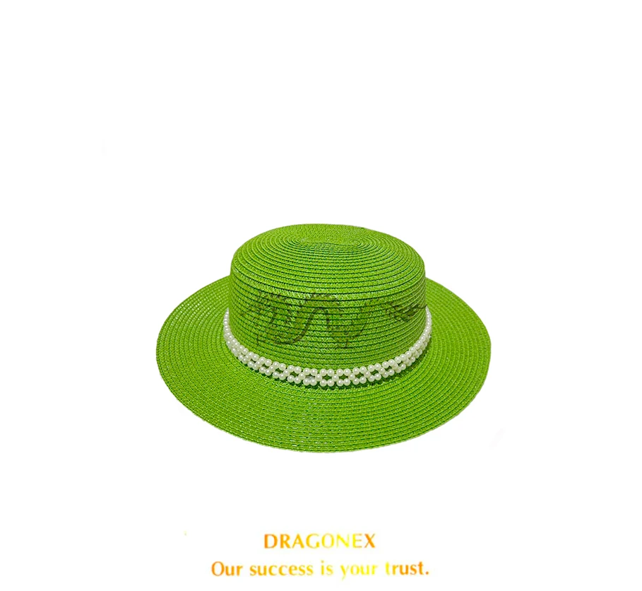 Hot selling ladies hats summer wholesale straw hats straw hat with custom logo at cheap price