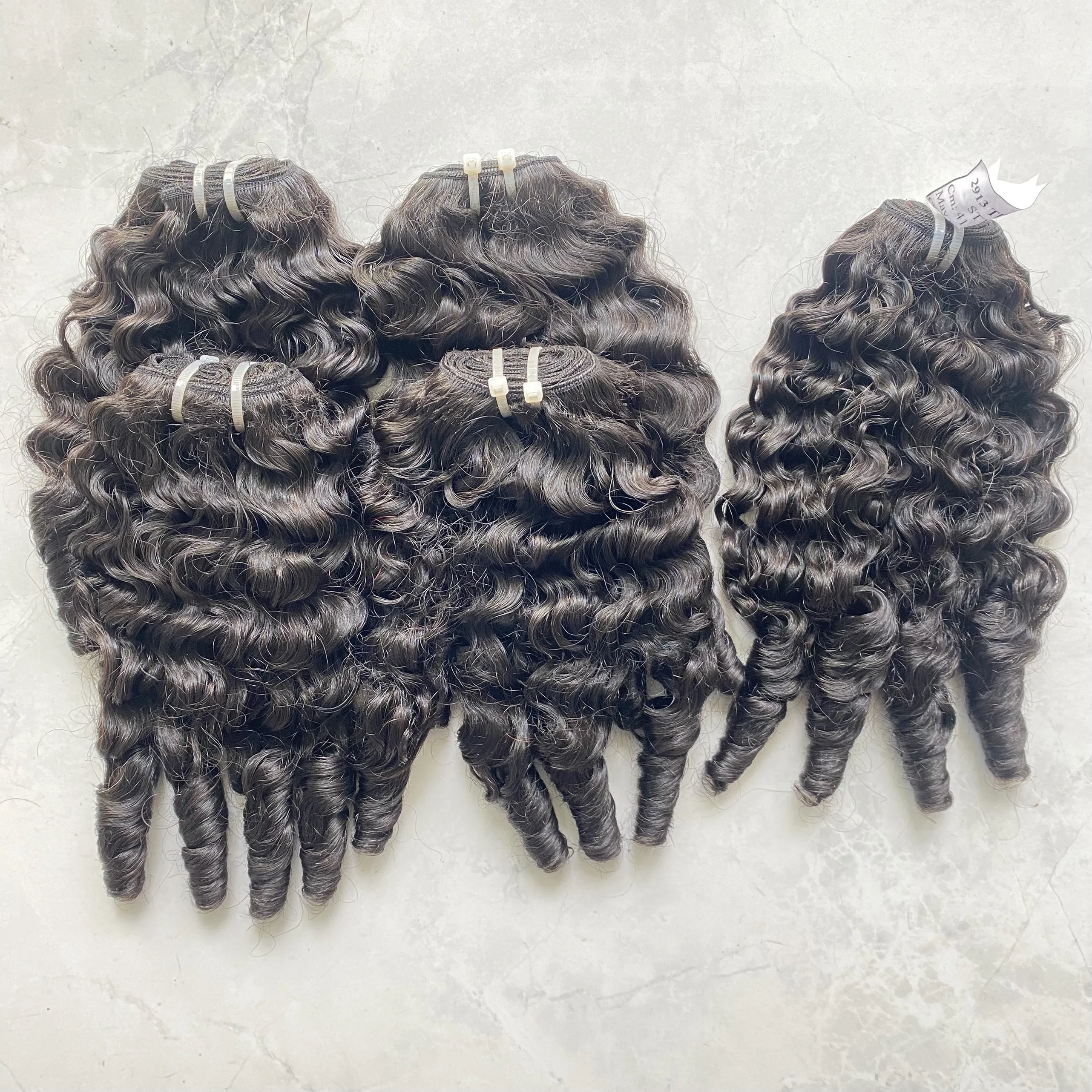 Jerry To Loose Single Donor Raw Vietnamese Human Hair Natural Weft Hair Wig Hair Extension
