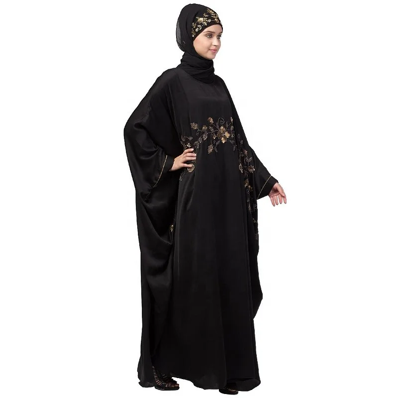 Premium Modest Muslim Dress Silky Kaftan Dubai Turkey Muslim Girdle Robe Islamic Clothing Clossed Satin Abaya Dress