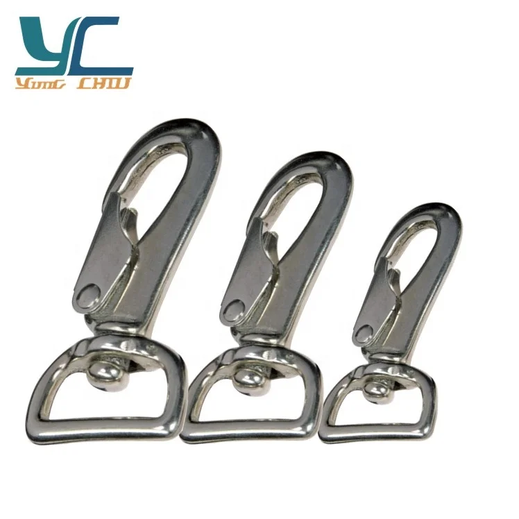 Cast Iron 46g swivel eye bolt snap hook for pet harness