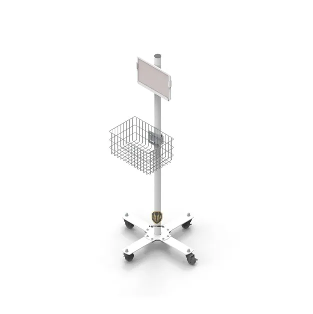 medical laptop mobile cart monitor mount