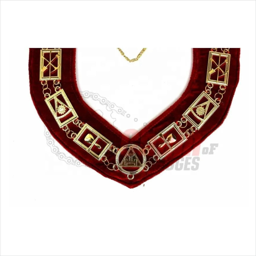 Высококачественный ошейник-цепочка freemason латунный и цинковый сплав Золотой/Серебряный в соответствии с требованиями заказчика