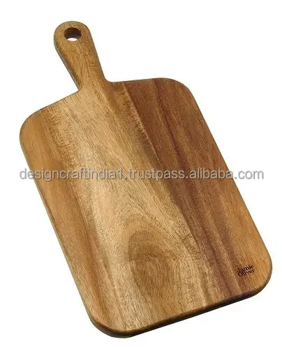 Unique Shape Wooden Chopping Board Vegetable and Fruits Cutting Chopper Block for Kitchen Use Wooden Cutting Board