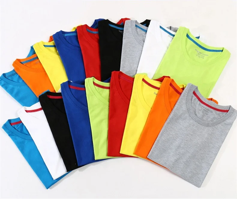 Футболка из 100% хлопка с круглым вырезом и принтом на заказ