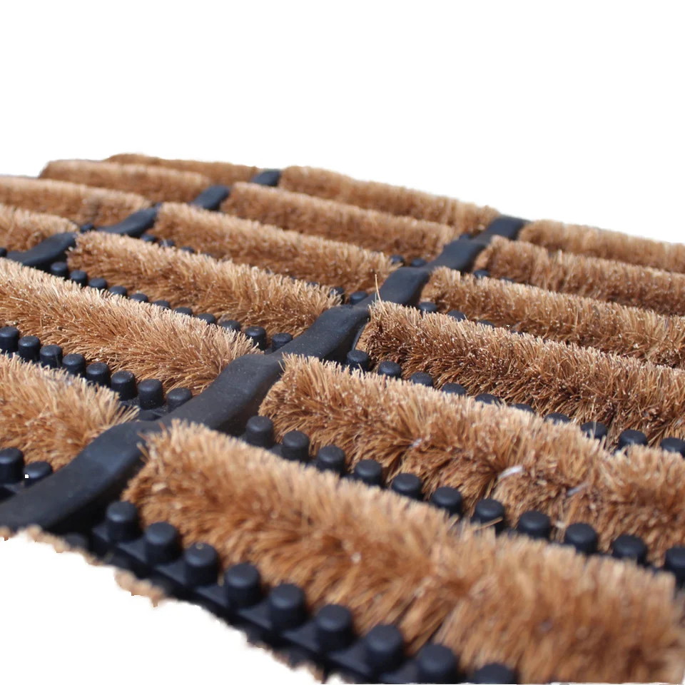 Handmade High Quality Coconut Fiber Coir With Rubber Backed Door Mats From India Unique And Durable Doormat For Your Home Indoor