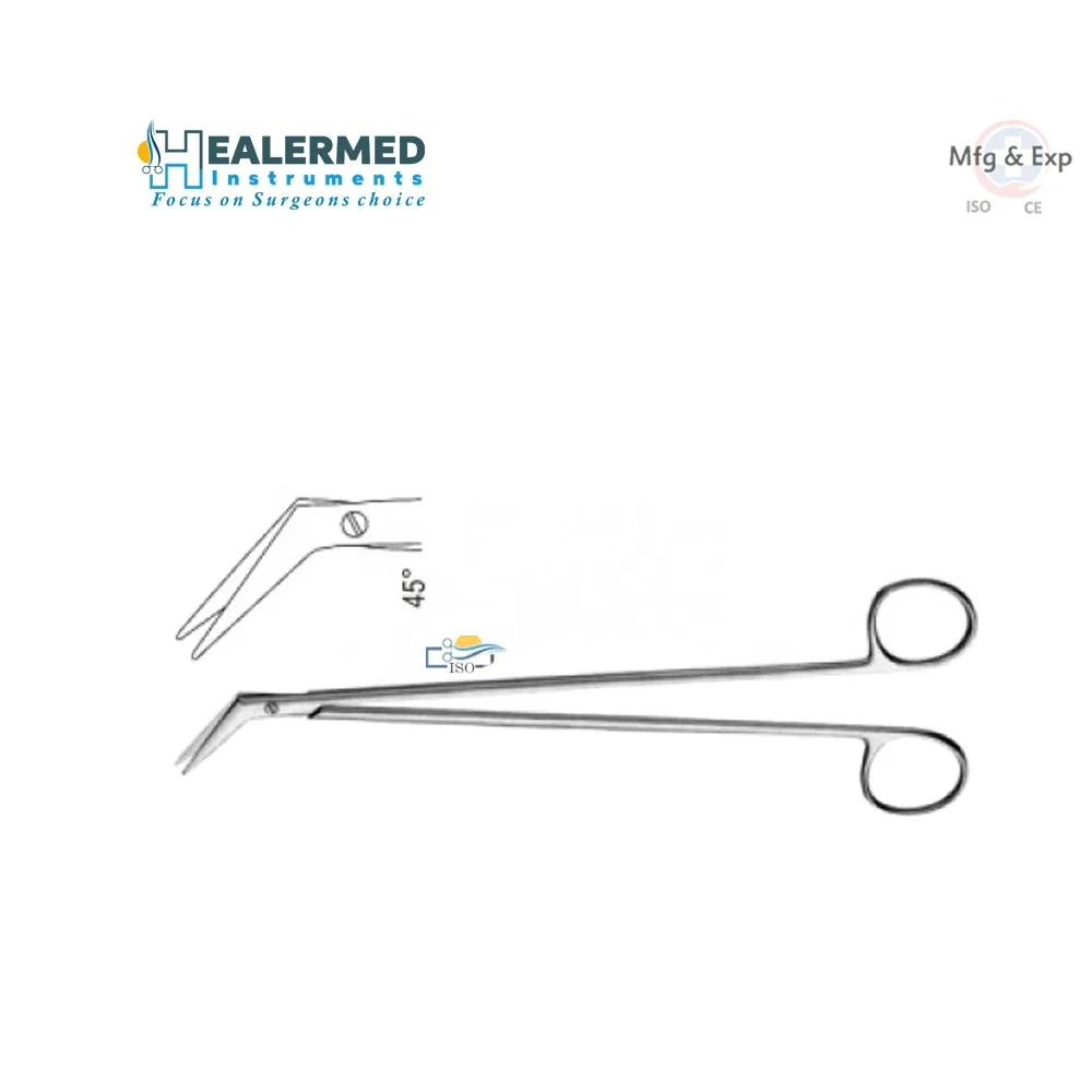 DEBAKEY SCISSORS T.C INSERTED 22 cm Angle