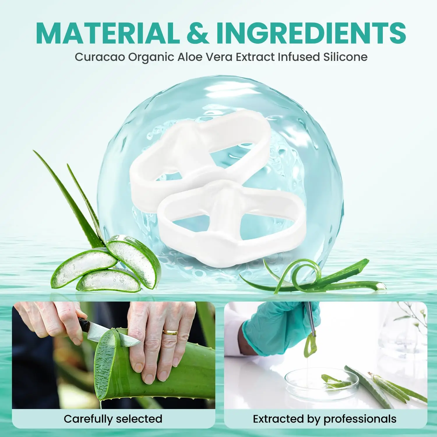 Clear Aloe Extract Gel Big Toe sleeve 2 loop Splitter Cushions Corrector protector Silicone Separator for Bunion and Overlap Toe