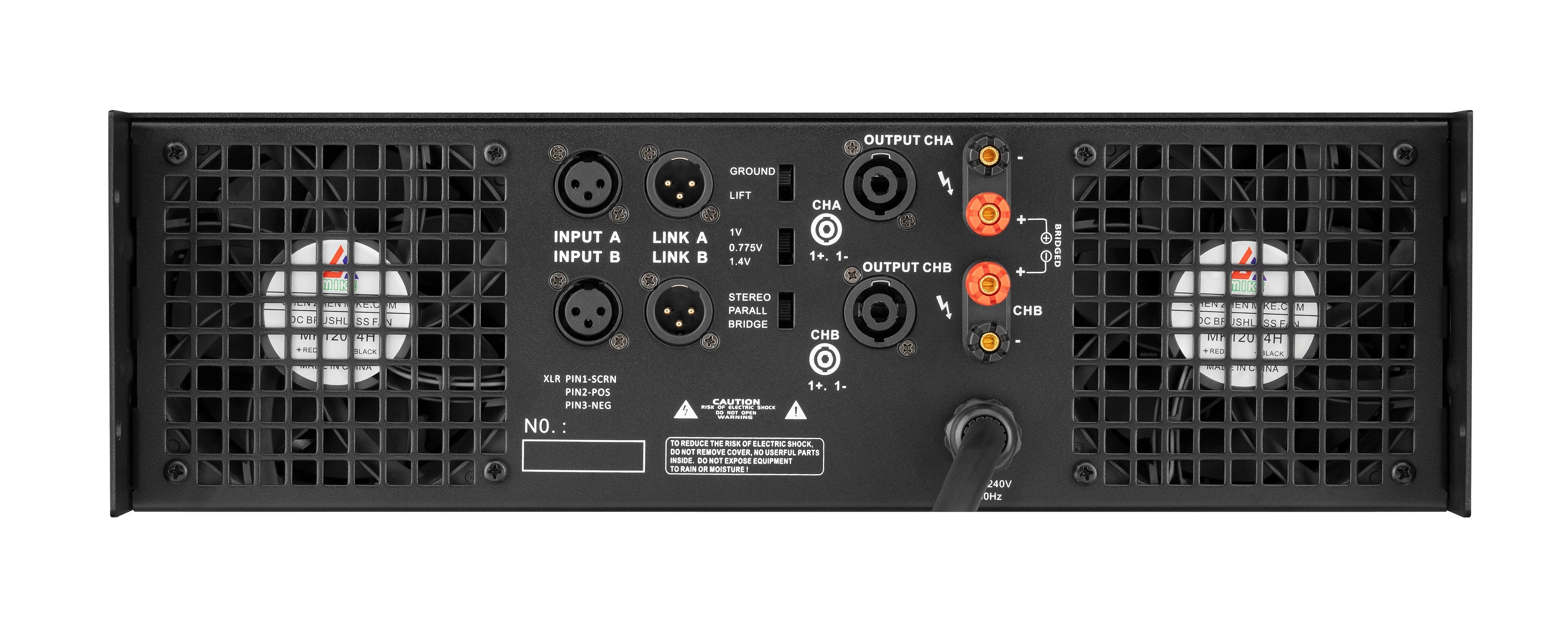 sound standard ca 20 power amplifier 2channel 2300watts 3U mixer professional sound amplifier audio