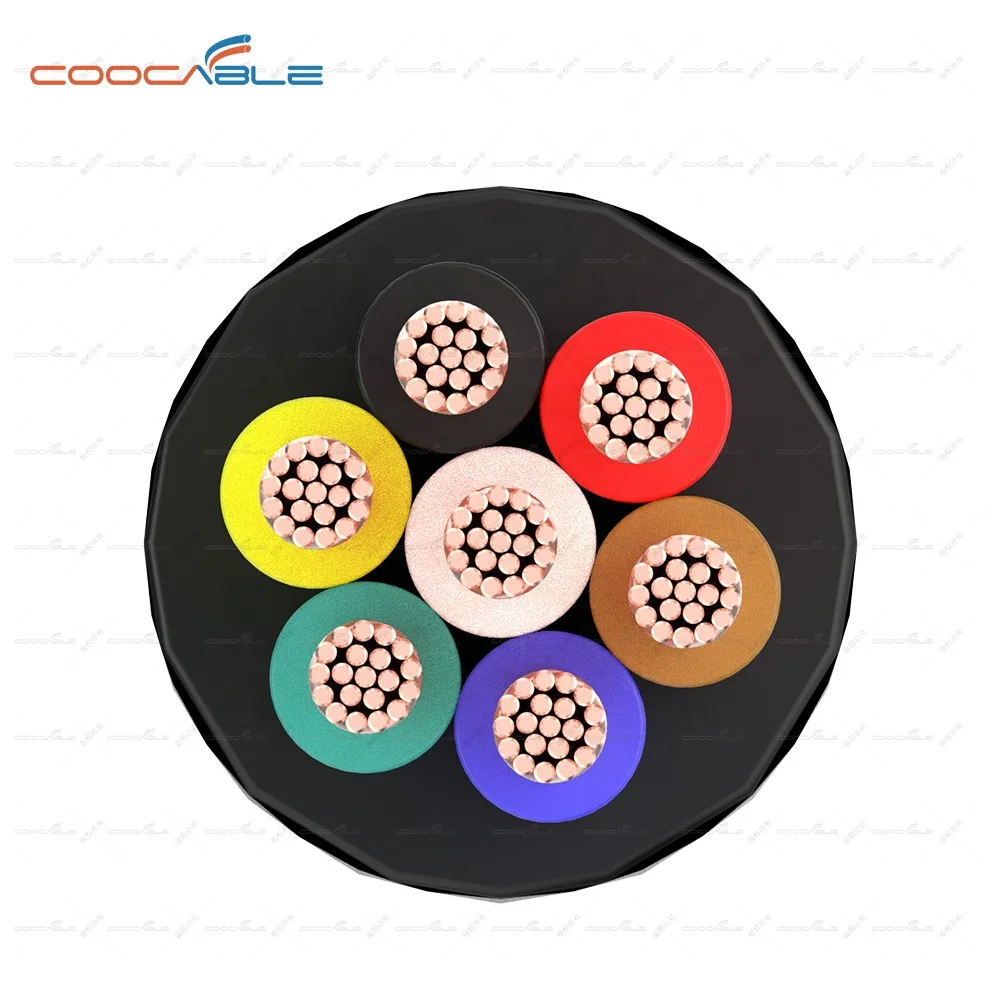 Brake System Seven Electric Coil,Trailer Spiral Cable Wire,Coiled cable