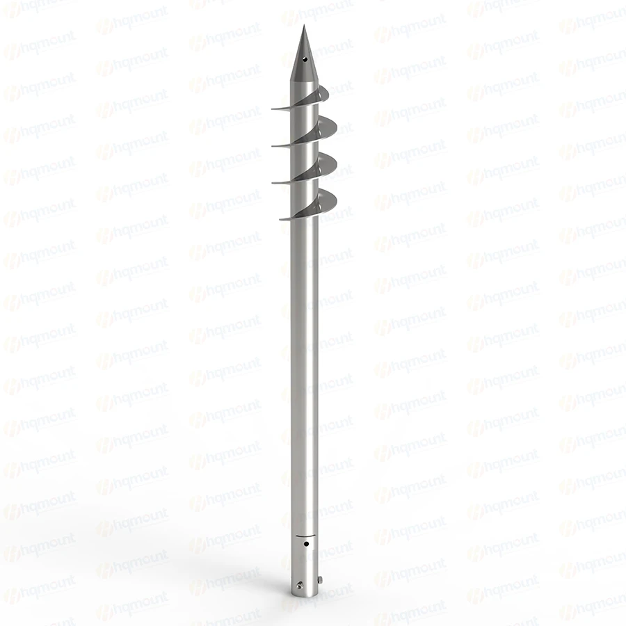 Spiral Flange Pile Earth Screw  Pile High Quality Foundation  Anchor Ground Screw