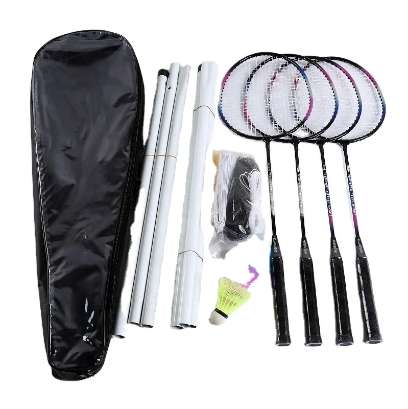 Manufactory Customized Logo Outdoor Badminton Set