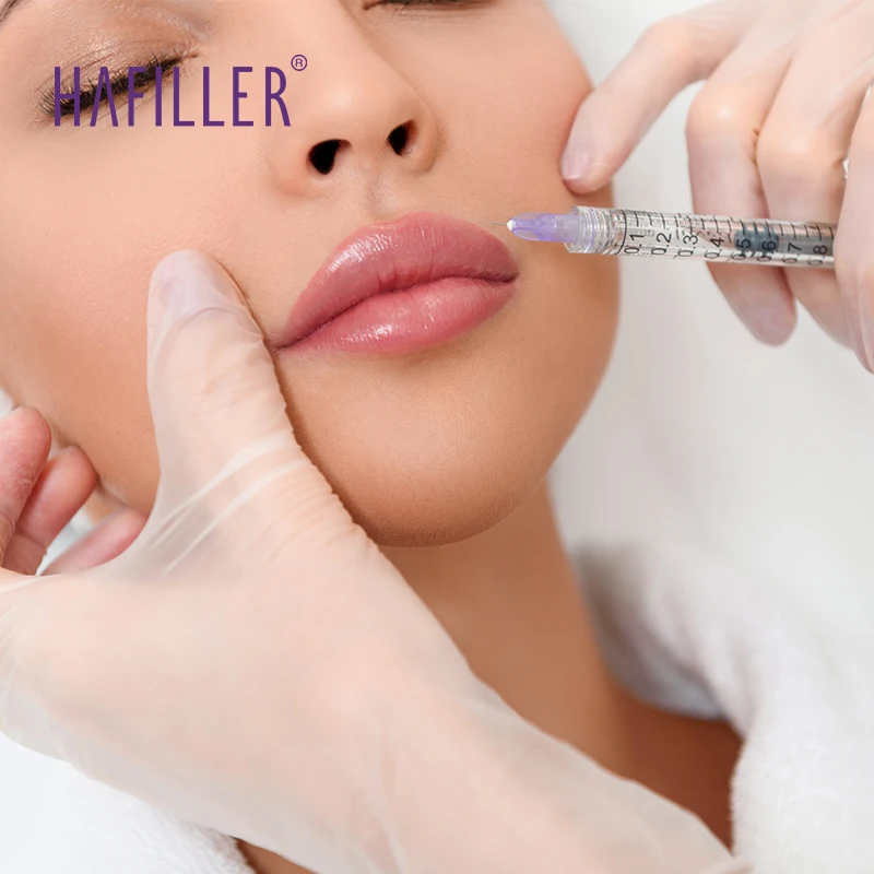 Manufacturer OEM Anti-aging cross linked hyaluronic acid dermal filler  injection for face lip nose neck