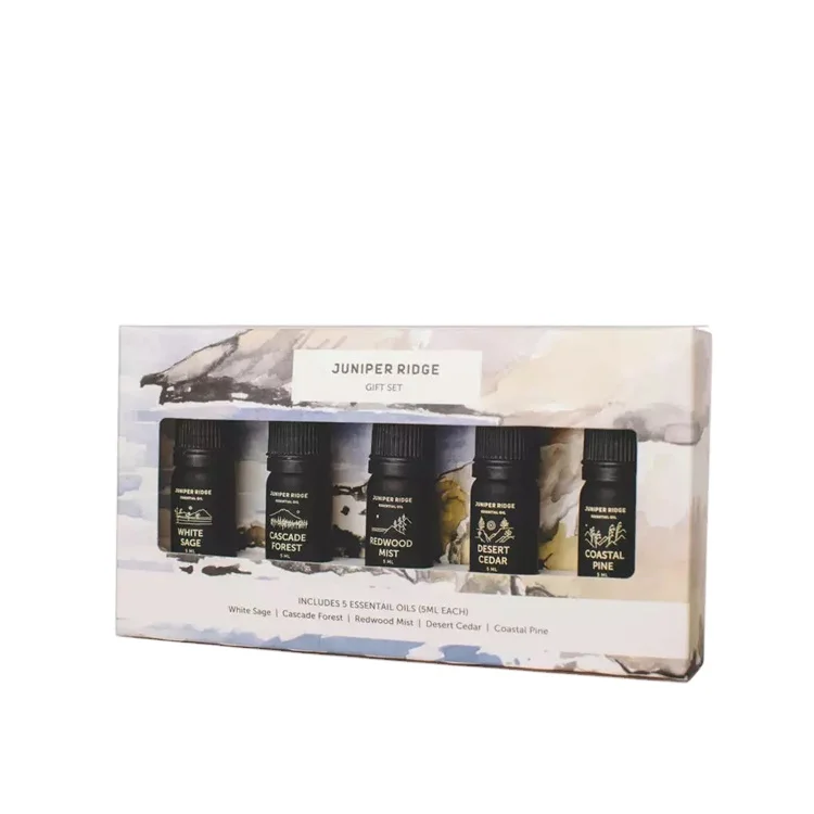 Latest Arrival Pure and Natural Home Fragrance Combo Set of Organic Essential Oil 5 - Pack Gift Set