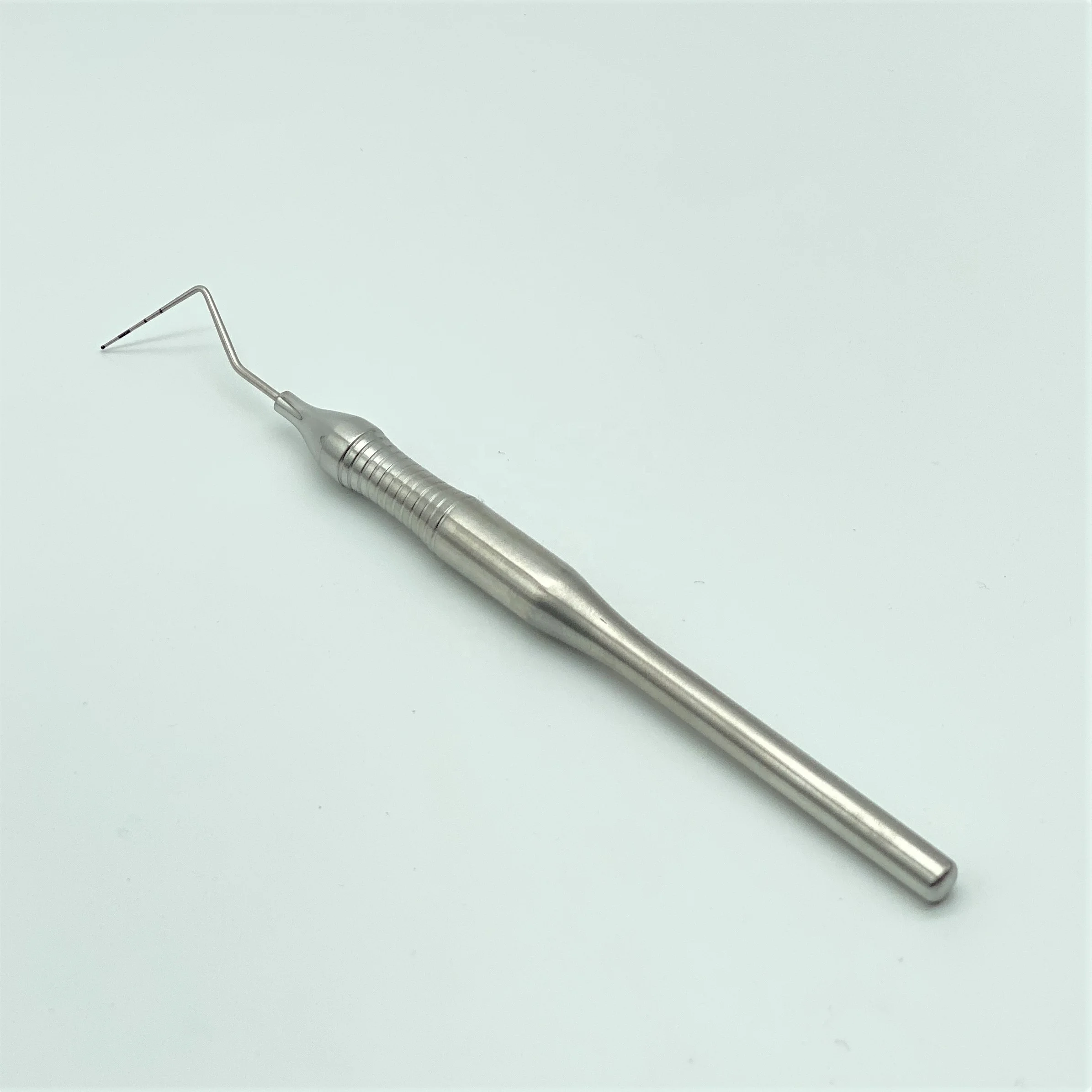 Dental Periodontal micro surgery kit  Scissors Mirror handle Suction tube with leather pouch