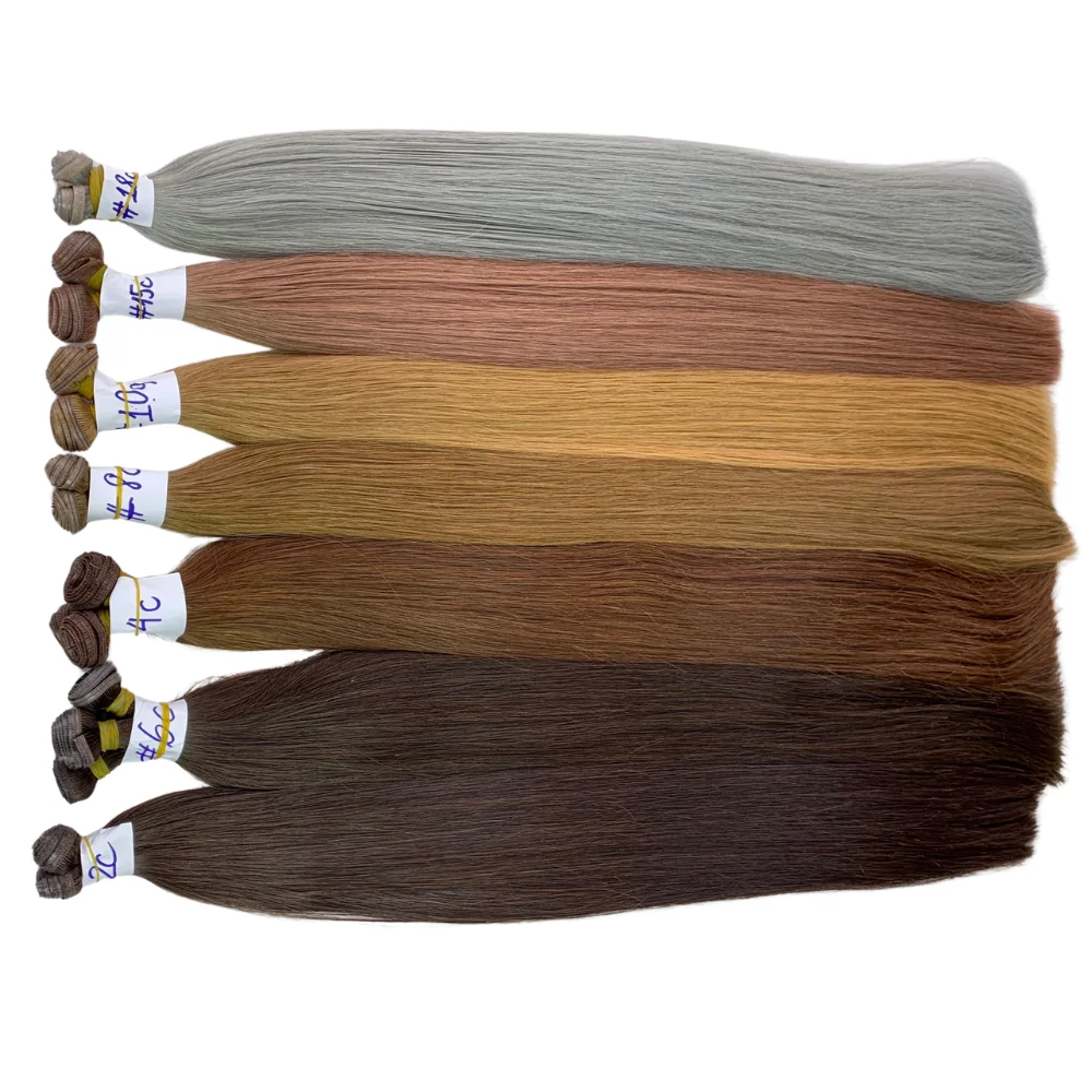 Genius Weft Natural Straight Many Colors Hair Extensions Bulk Sale Virgin Hair Beauty And Personal Care From Vietnam