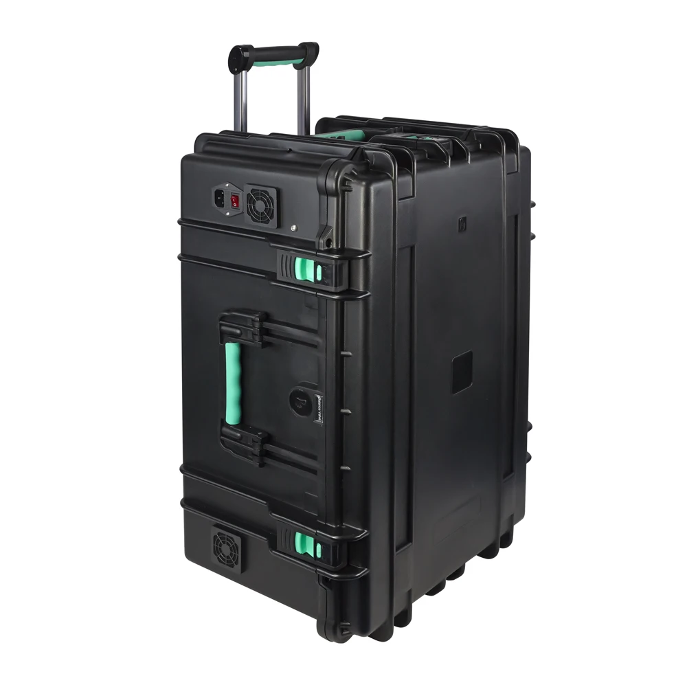 USB Charging Cabinets Carts Case For Laptops /tablets / Iphones / Ipads With Portable Pull Rod