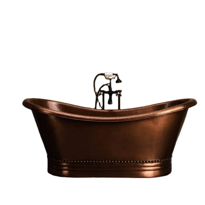 Hot Selling Premium Quality Copper Bath Tub Best Design Antique Finish Inflatable Bathtub From India
