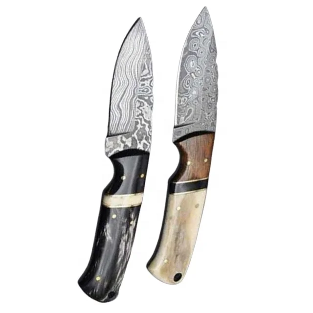 Custom Handmade Kitchen Knife Damascus   Steel  High Quality  Kitchen Chef Knife Vegetable Cutting Knife  With Cover