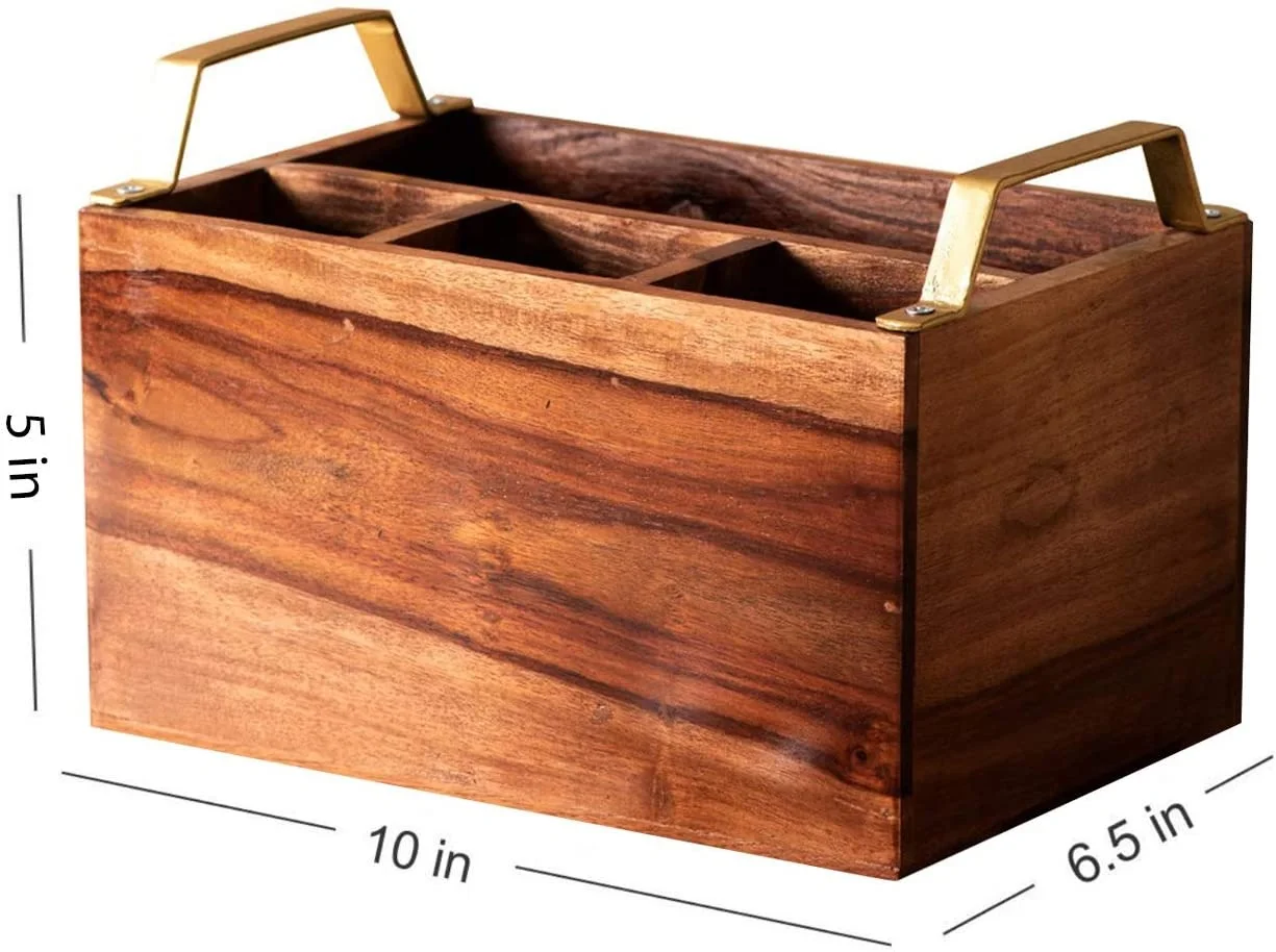 Trendy Spoon Stand for Dining Table Stand Wooden Spoon holder multipurpose Gifts Kitchen Rack Cafe Restaurant