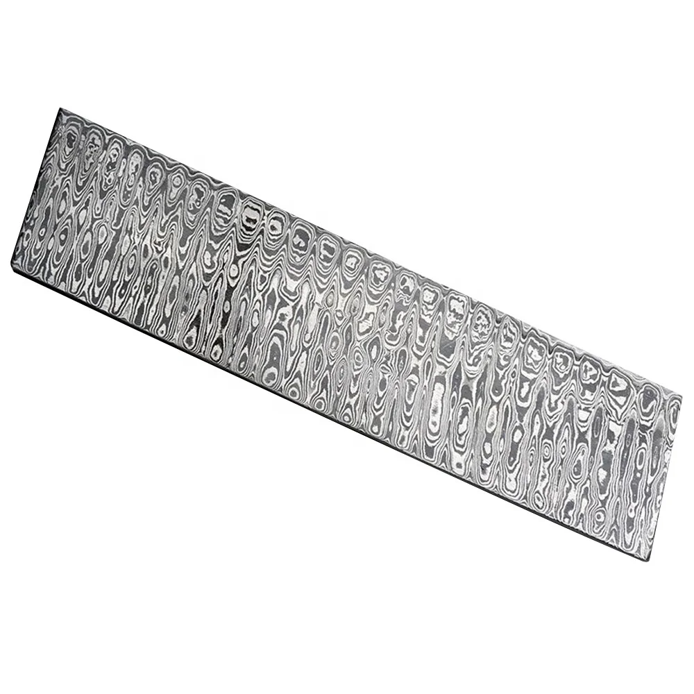 Изготовленные на заказ заготовки из дамасской стали ручной работы, заготовки из дамасской стали OEM ODM для изготовления ножей