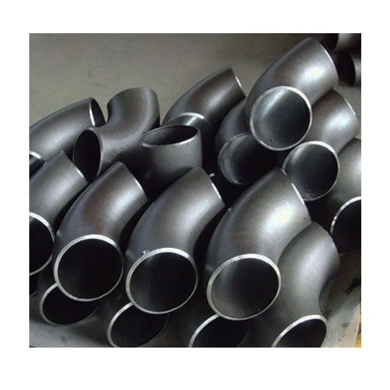 ASTM JIS B2311 DIN 2605 4 Inch Seamless Welded Welding Equal Black Carbon Steel Sch40 Sch80 Buttweld Elbow Tee Pipe Fitting