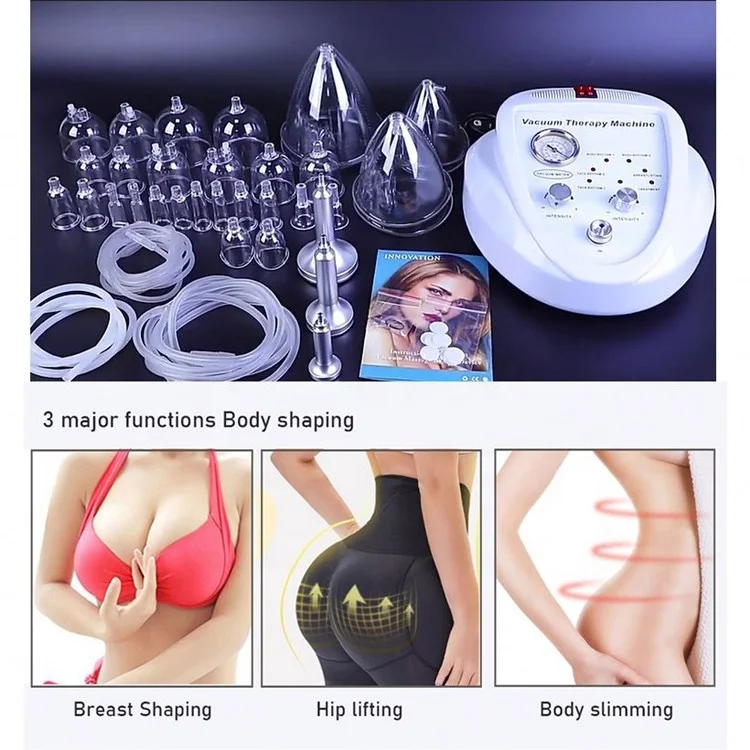 2022 body leg massage vacuum negative pressure breast enlargement pump electric vacuum butt lifting cupping therapy machine