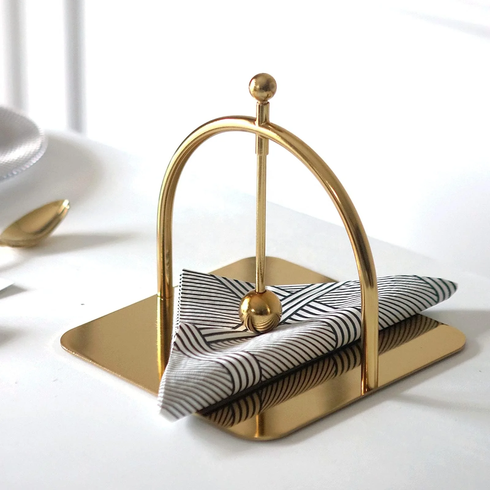 Modern Luxury Napkin Holder for Tables, Dining, Home Decor, Restaurant, Celebration, Party Napkin Holder By WB INC INDIA