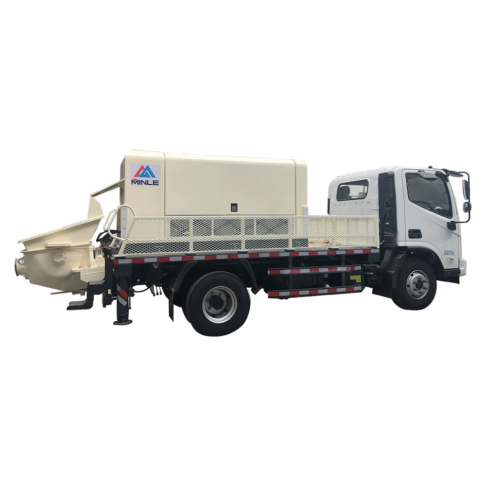 50M3/h 70 yards Mobile Line Pumps CIty Pumps Concrete Pump Truck Bomba de concreto remolcable Bomba de concreto m