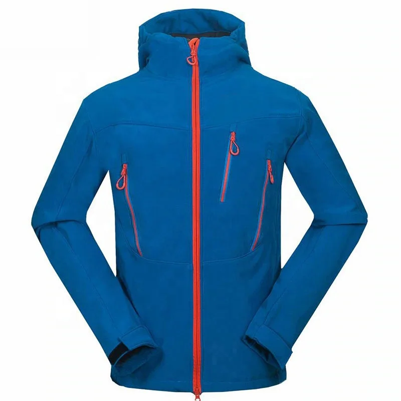 Soft shell Jacket Waterproof Windproof Jacket Men Thermal Fleece Breathable Skiing Climbing Soft Shell Jacket