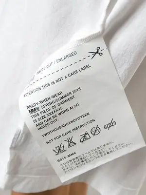 MORI Polyester Small Size Label For T-shirt Size Label For Clothing Nylon Labels