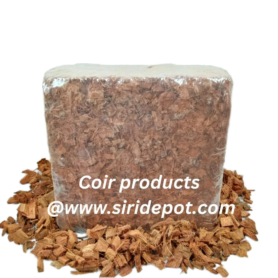 Premium Coco Husk Chips 5 kg block great for orchids pet beds snake reptile bedding hydroponic expands upto 70 to 75 liters