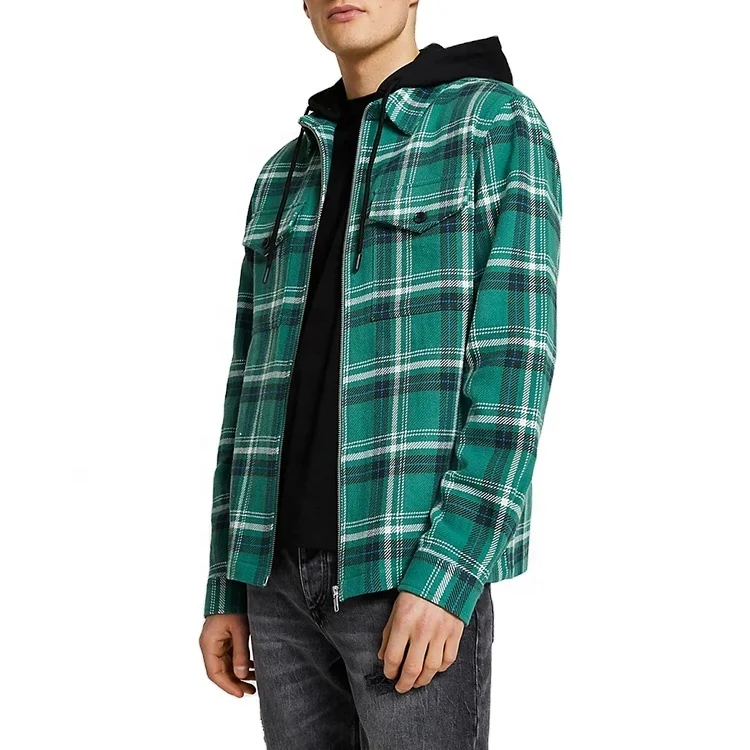 Изготовленный На Заказ мужская рубашка с длинными рукавами на каждый день в клетку хлопковая фланелевая для мужчин стеганые фланелевые рубашки