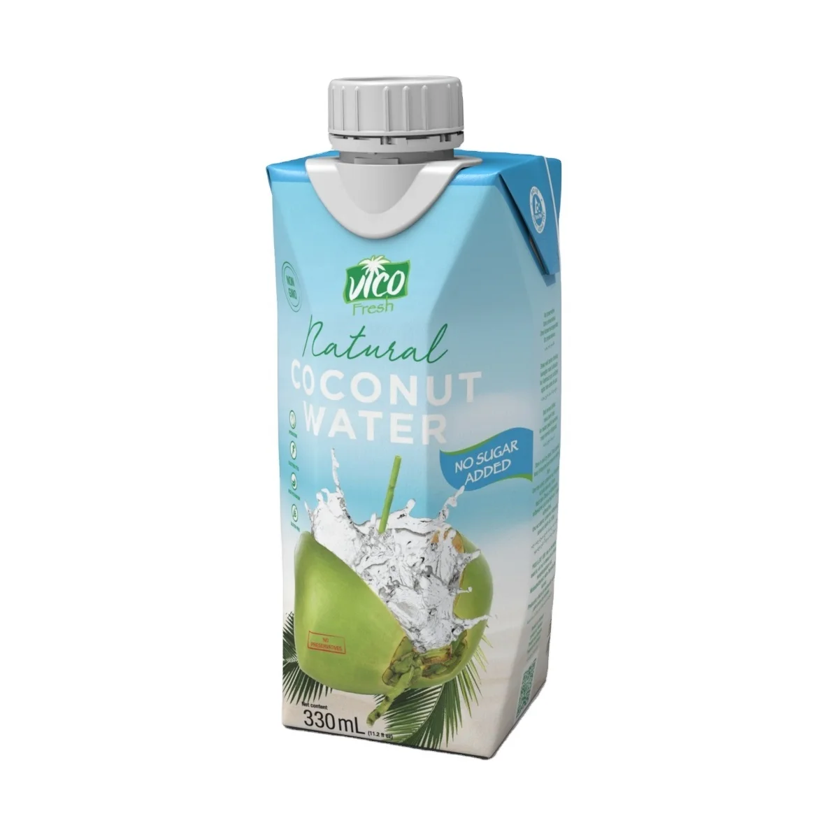 PURE COCONUT WATER UHT- NATURAL COCONUT DRINK +84-939-030-266