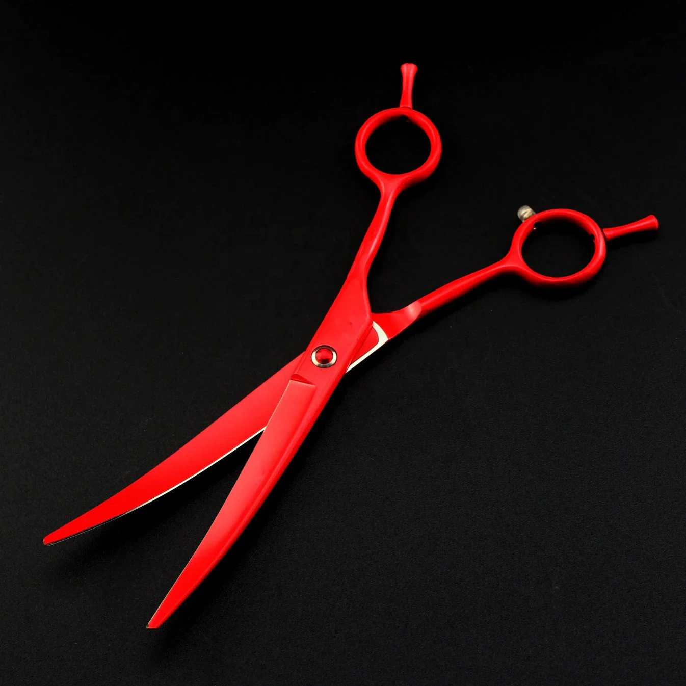 Pet Dog or Cat Hair Grooming Scissors Set Pet Hair Shears Comb Kit Tool Straight Curved Shears Cutting Thinning Scissors
