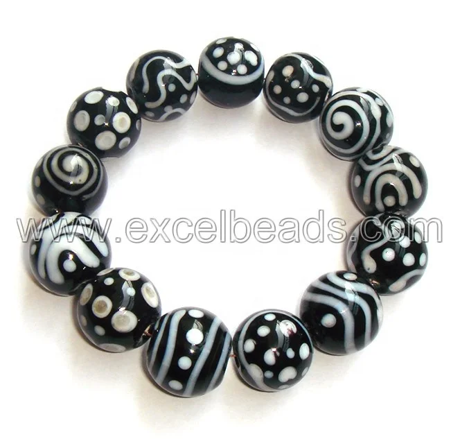 Lamp worked Glass Beads jewelry making decorative glass beads for curtain making bracelets and Aquarium