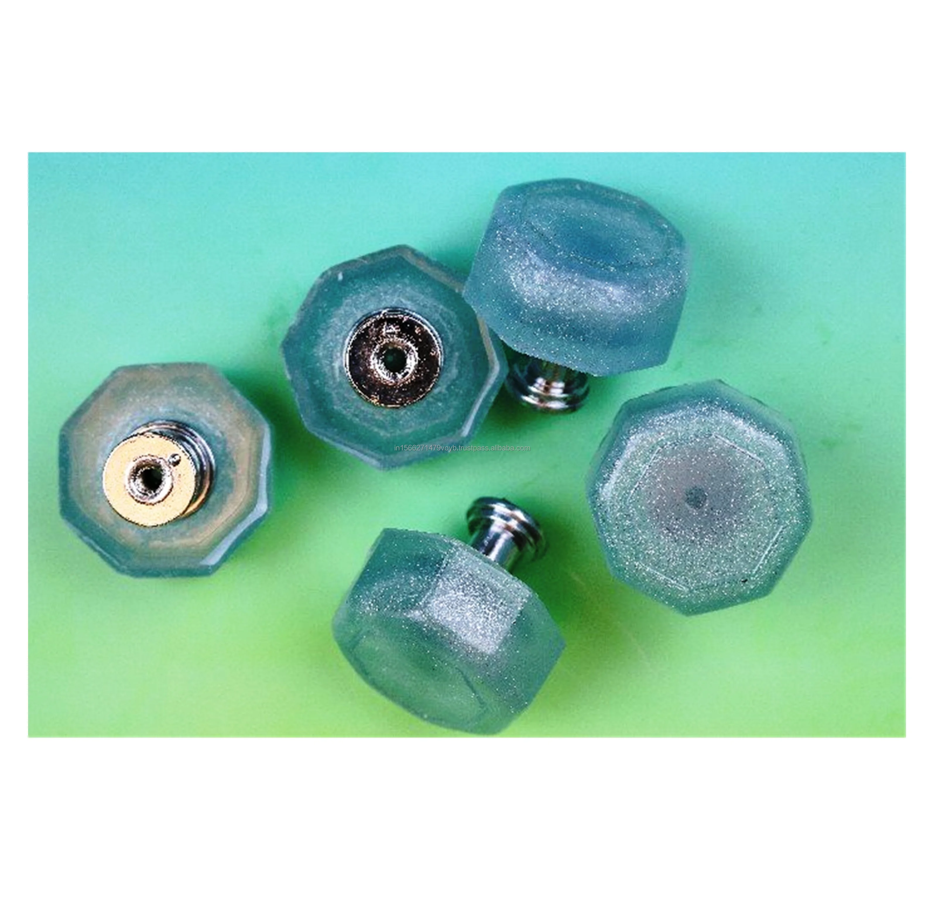 Blue MAKE YOUR OWN CABINET DRAWER PULLS FROM RESIN Mad in Crafts Hand Made Resin Metal Door Cabinet Knob Handle Made In India