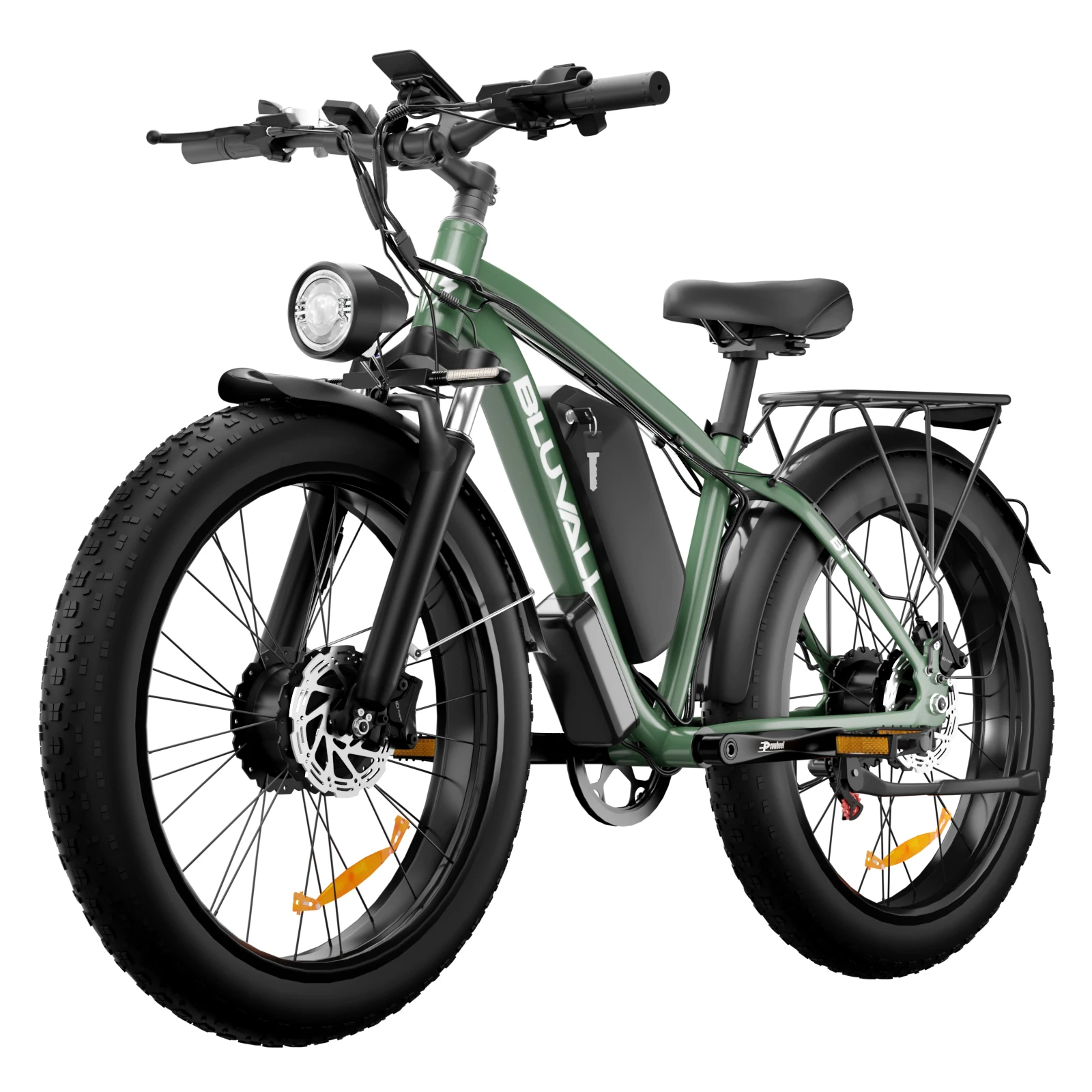 Us Warehouse Electric Beach Ebike 47kmh 2000w 22.4ah/48v Dual Motor Strong Suspension Fat Tire Electric Bike
