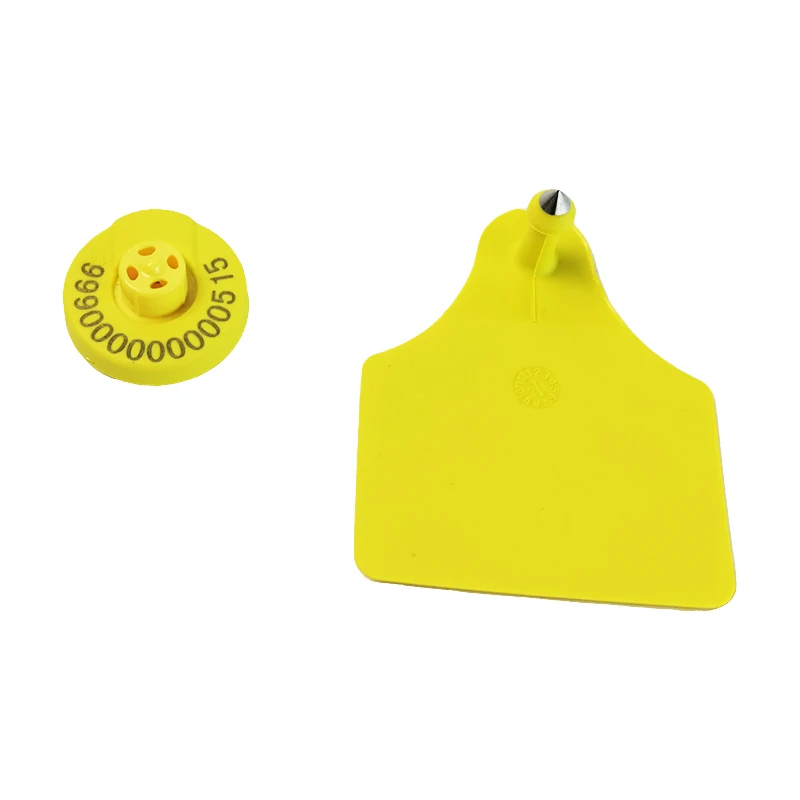 Ушная бирка для животных с номером лазерной печати