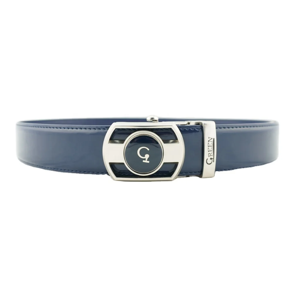 Golf Belt with Automatic Buckle and Ball Marker Design