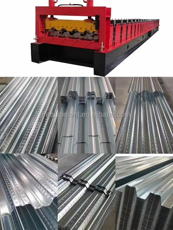 Factory Price Customized Metal Steel Galvanized Coils Floor Deck Decking Cold Roll Forming Making Machinery