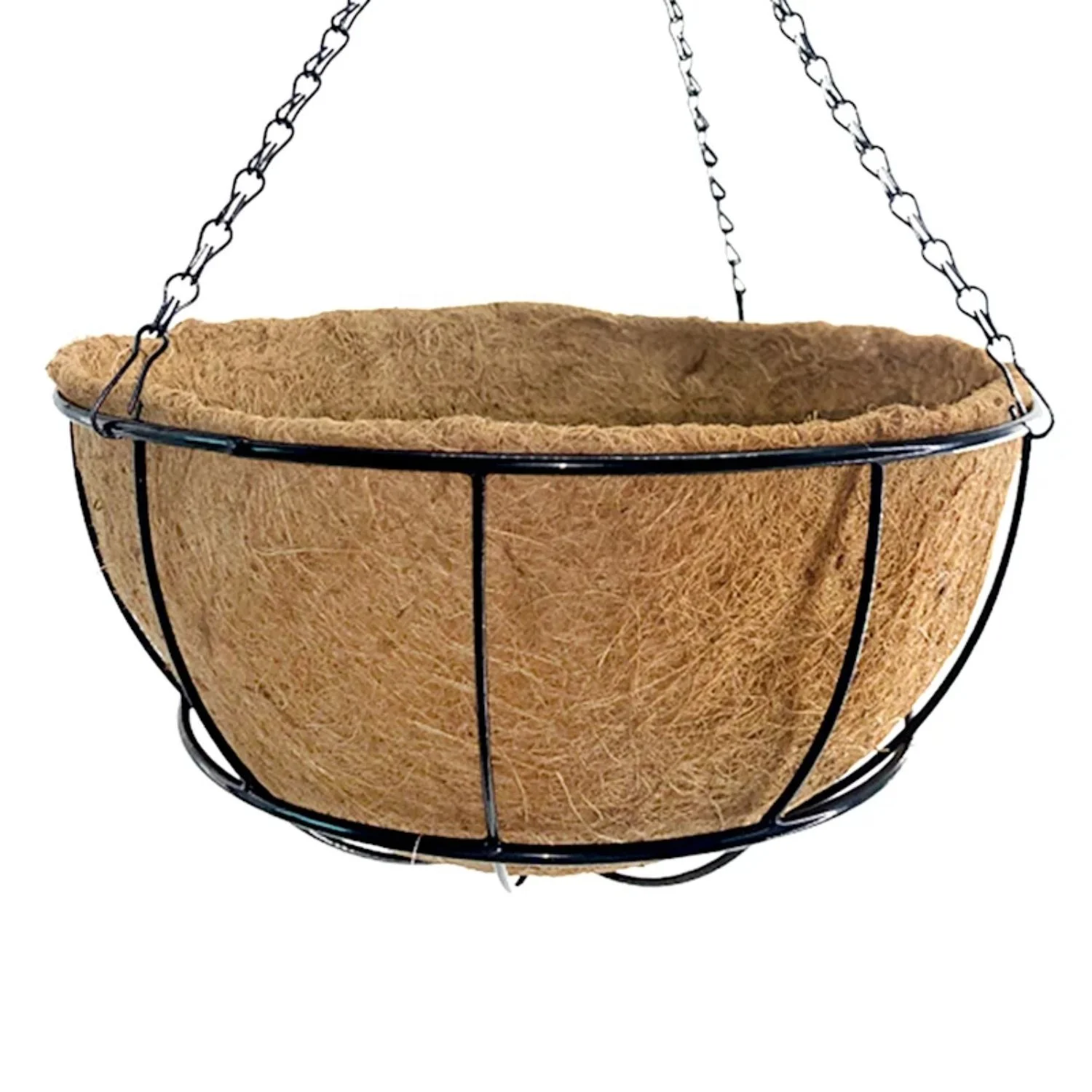 High Quality Coconut Mix Metal Green Touch Rattan Flower Pots and Planters Best Price Home and Garden Wholesale with Basket