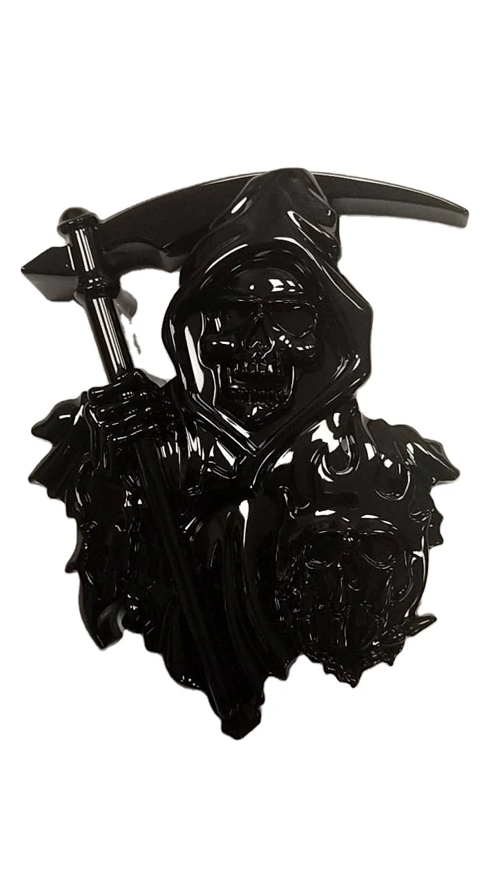 Car Dark Edition Chrome 3D Metal Sticker Badge Decal for Car Accessories and Customization