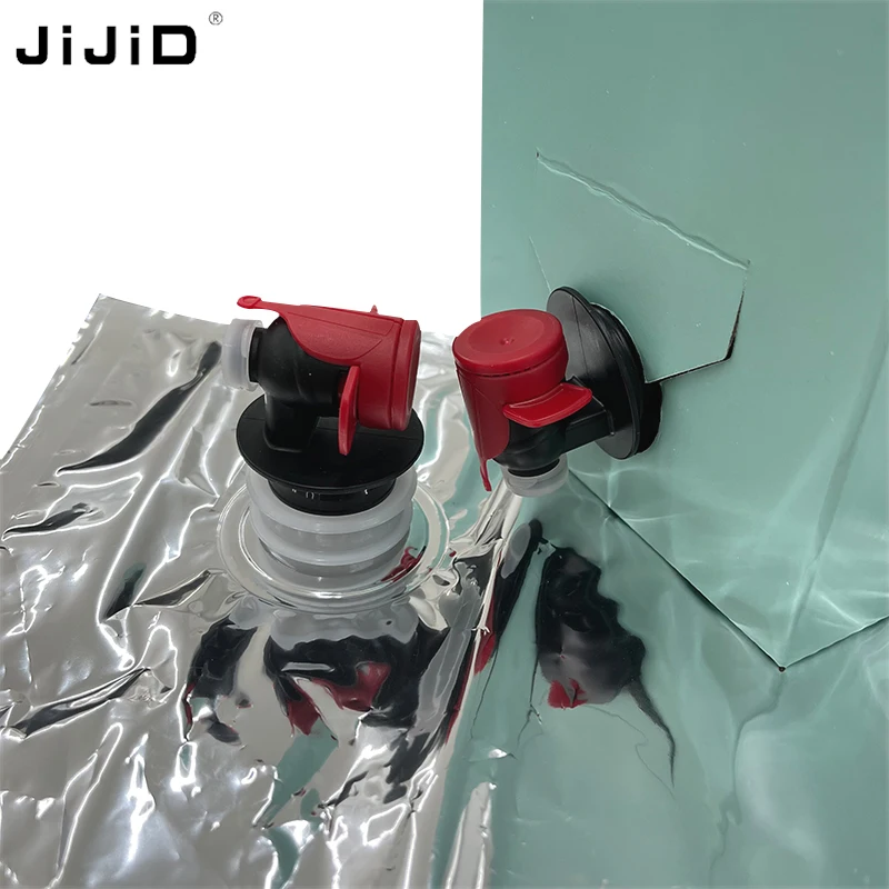 JiJiD Customized 5 L 10l 20 L Drink Package Coffee Water Juice Aluminum Bag In Box With Dispenser