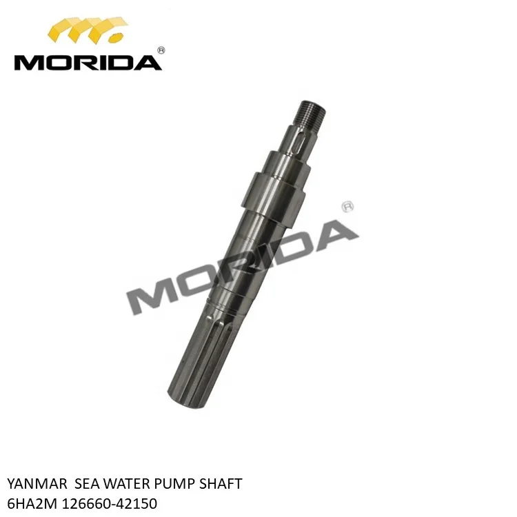 126660 42150 6HA2M SEA WATER PUMP SHAFT for YANMAR
