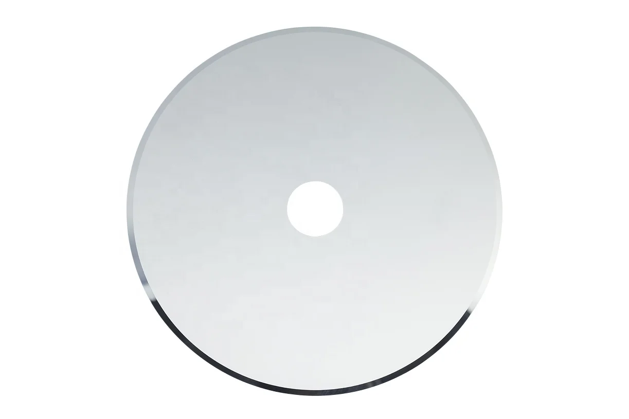 China tungsten carbide circular tobacco blade cigarette filter round cutting blade for tobacco industry