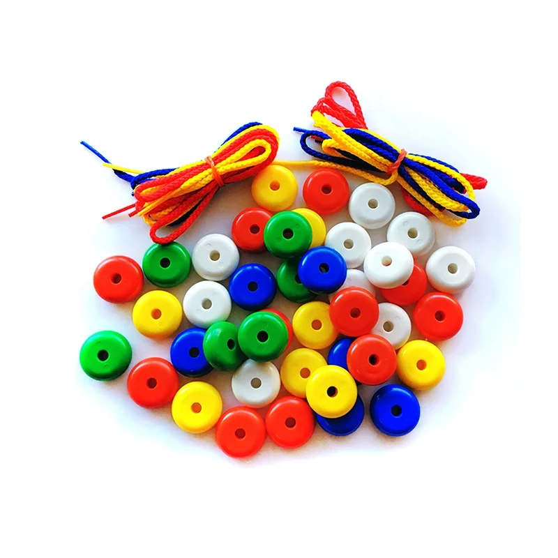 GD Dia: 2 5 см Абакус с веревкой; Игрушки со шнуровкой бусины для обучения математике детей